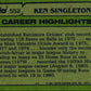 1982 Topps Blackless Ken Singleton