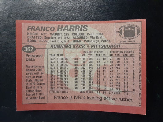 1983 Topps Franco Harris