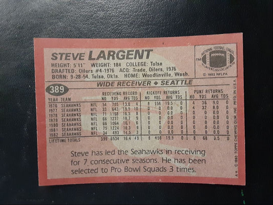 1983 Topps Steve Largent