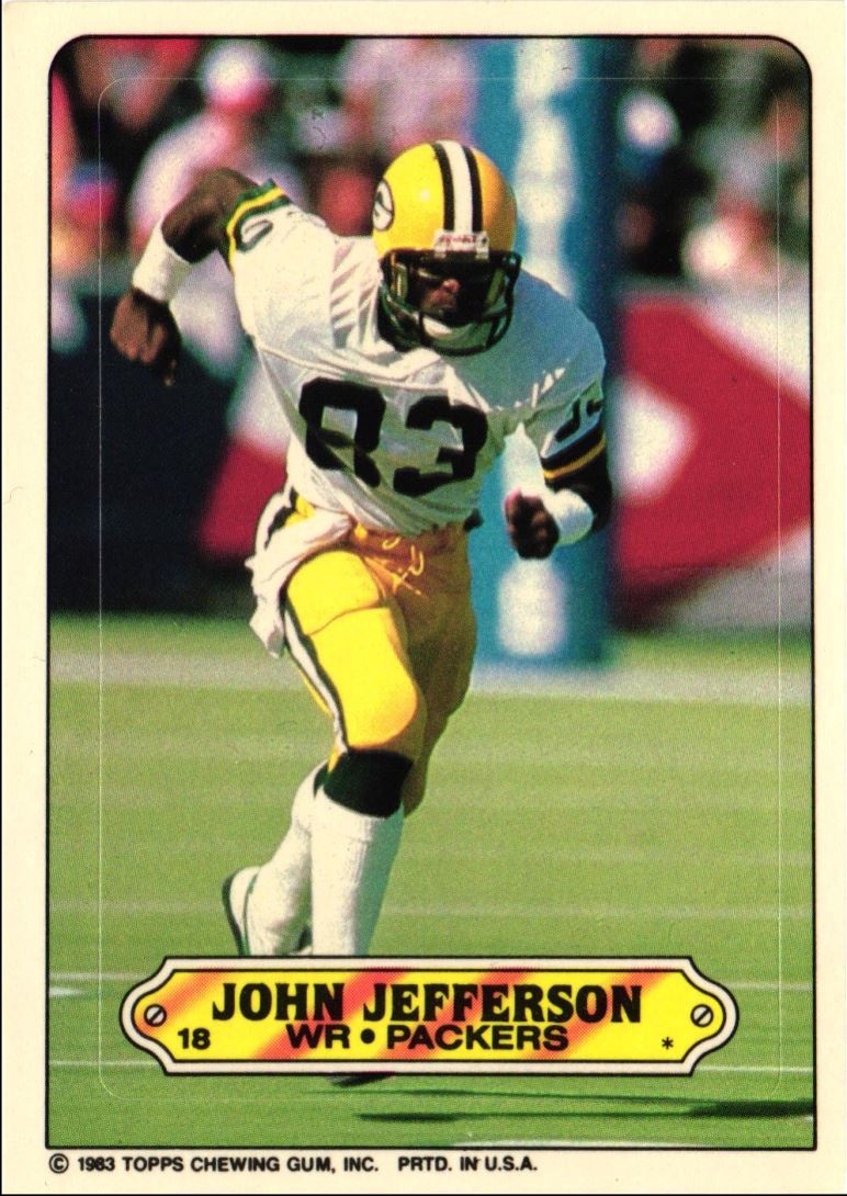 1983 Topps Stickers John Jefferson