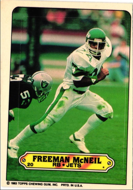 1983 Topps Stickers Freeman McNeil