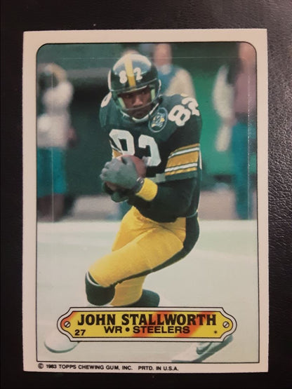 1983 Topps Stickers John Stallworth