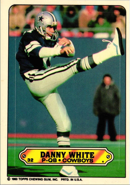 1983 Topps Stickers Danny White