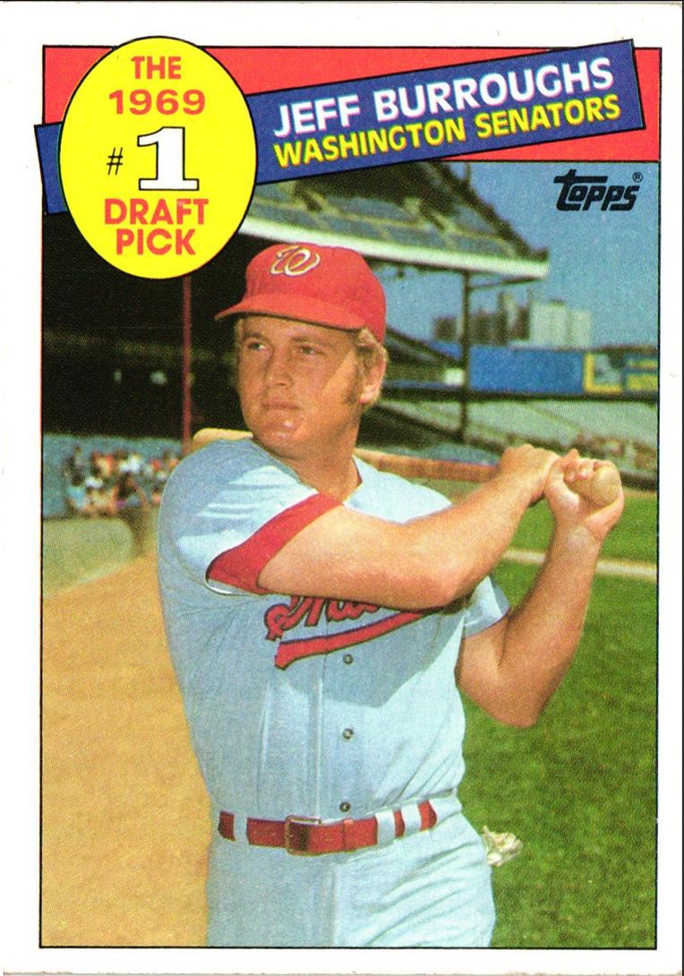 1985 Topps Jeff Burroughs