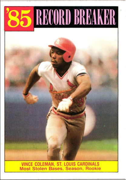 1986 Topps Vince Coleman