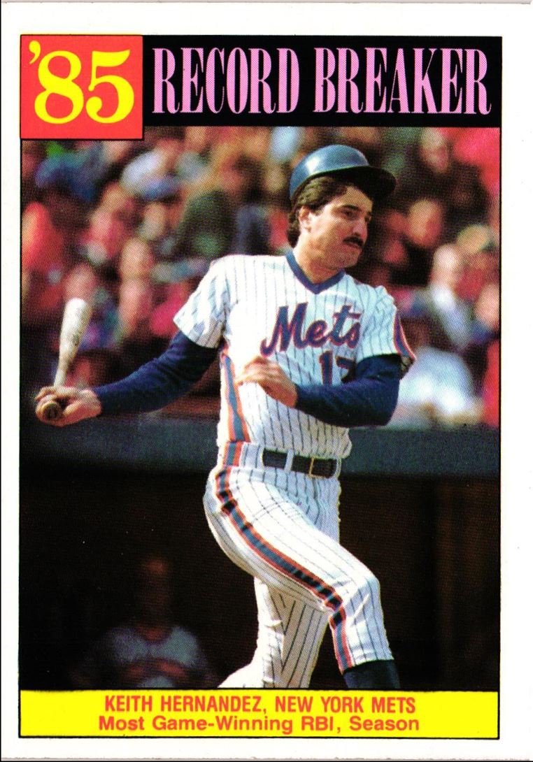 1986 Topps Keith Hernandez