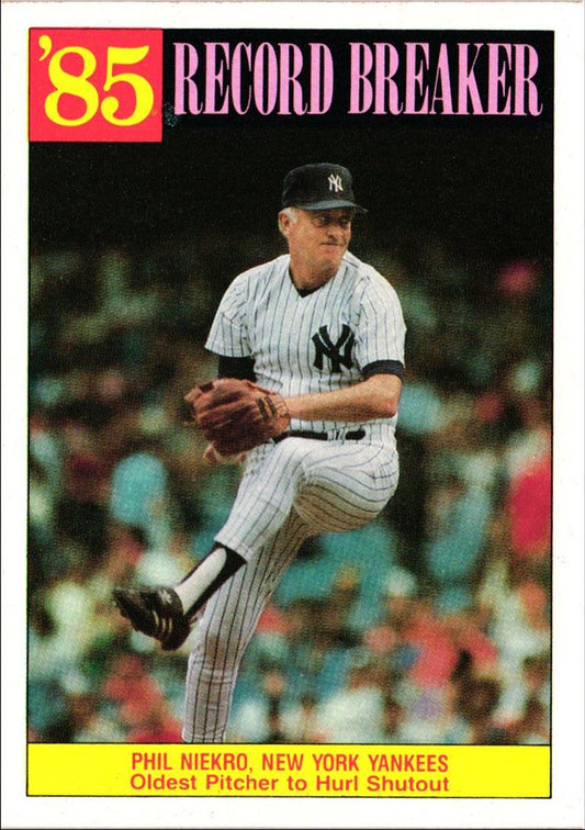 1986 Topps Phil Niekro