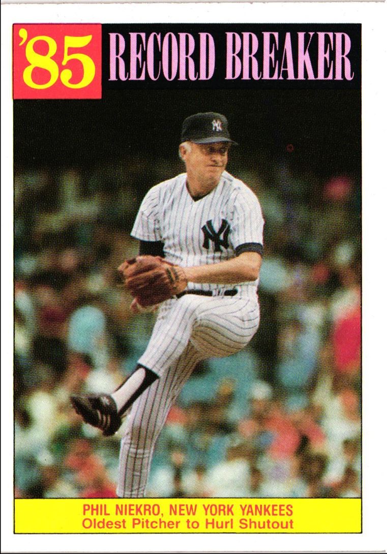 1986 Topps Phil Niekro