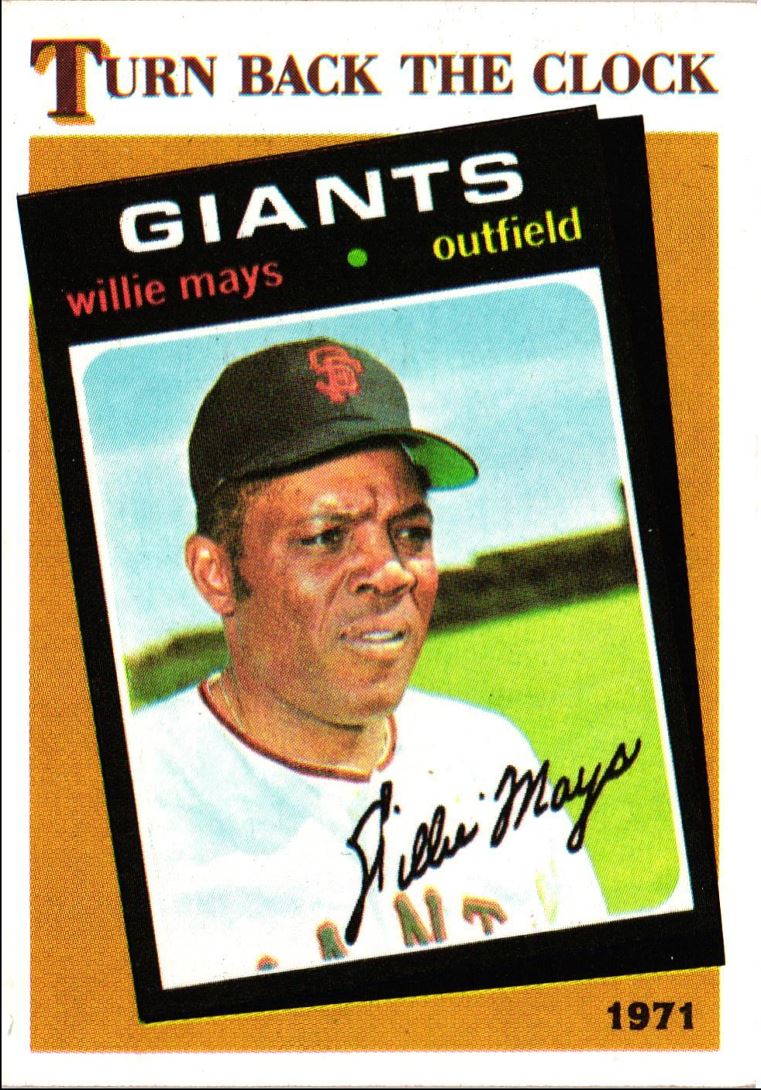 1986 Topps Willie Mays