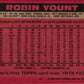 1986 Topps Robin Yount