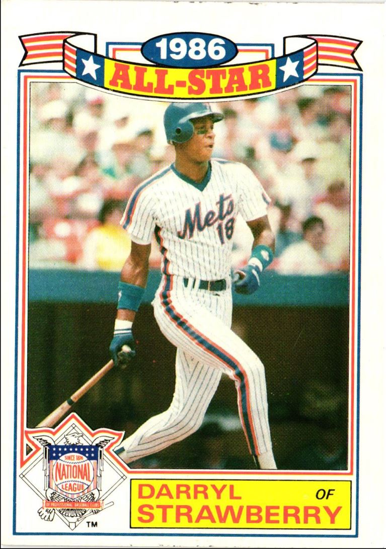 1986 Topps Darryl Strawberry