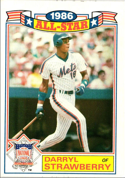 1986 Topps Darryl Strawberry