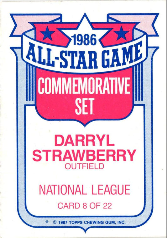 1986 Topps Darryl Strawberry