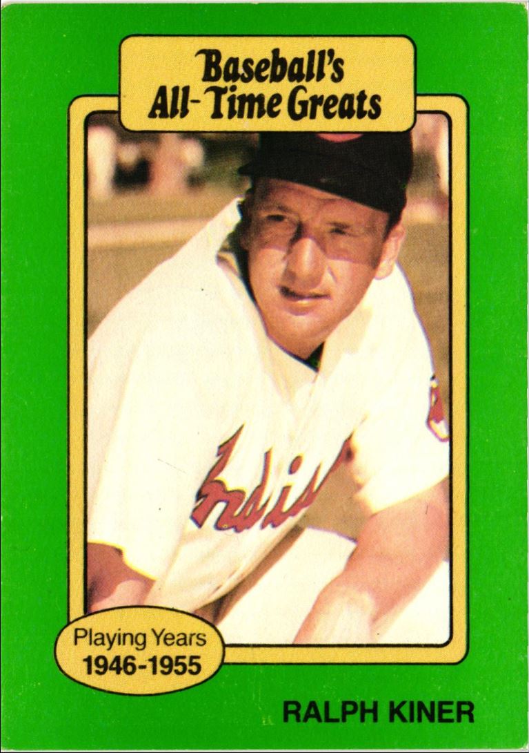 1987 Hygrade All-Time Greats Ralph Kiner