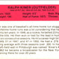 1987 Hygrade All-Time Greats Ralph Kiner