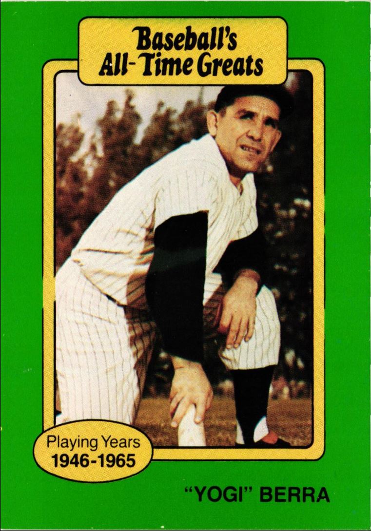 1987 Hygrade All-Time Greats Yogi Berra