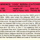 1987 Hygrade All-Time Greats Yogi Berra