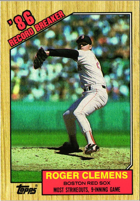 1987 Topps Roger Clemens