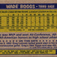 1987 Topps Wade Boggs