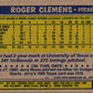 1987 Topps Roger Clemens