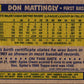 1987 Topps Don Mattingly