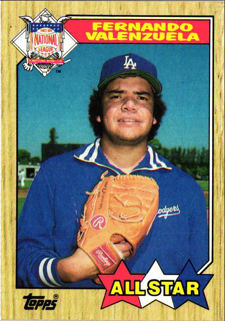 1987 Topps Fernando Valenzuela