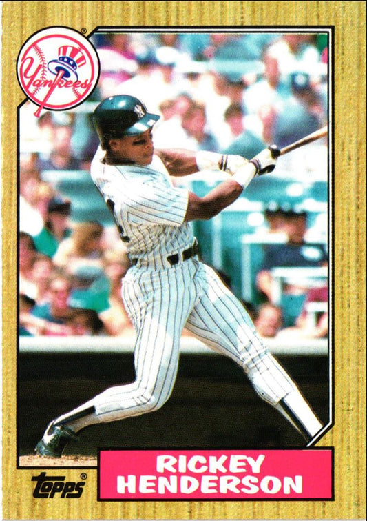 1987 Topps Rickey Henderson