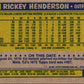 1987 Topps Rickey Henderson
