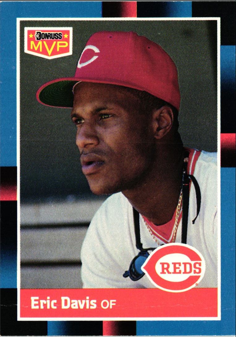 1988 Donruss Bonus MVP's Eric Davis