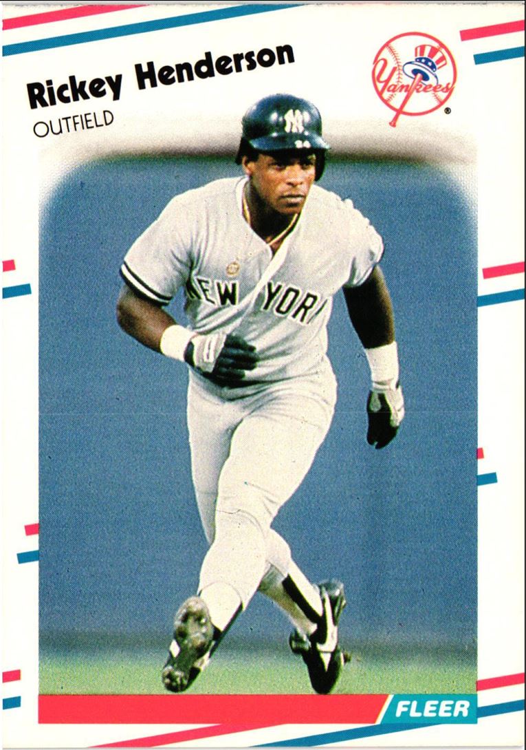 1988 Fleer Rickey Henderson