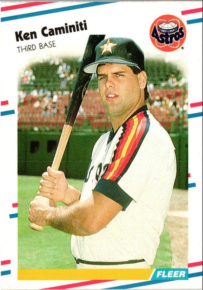 1988 Fleer Ken Caminiti