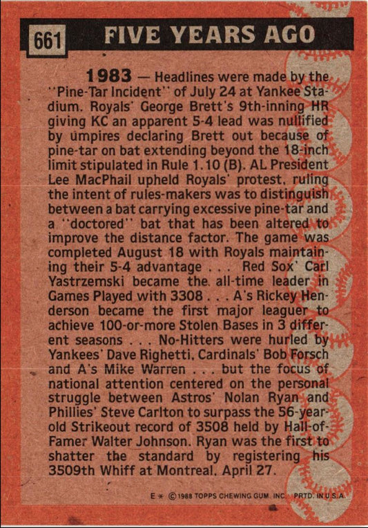 1988 Topps Nolan Ryan