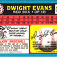 1988 Topps UK Minis Dwight Evans