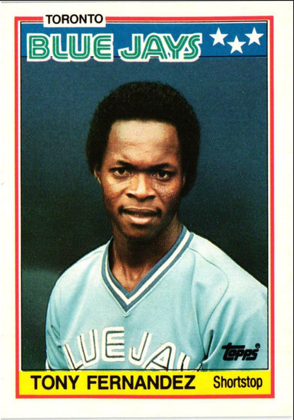 1988 Topps UK Minis Tony Fernandez