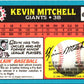 1988 Topps UK Minis Kevin Mitchell
