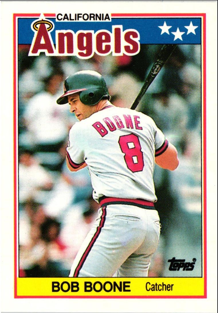 1988 Topps UK Minis Bob Boone