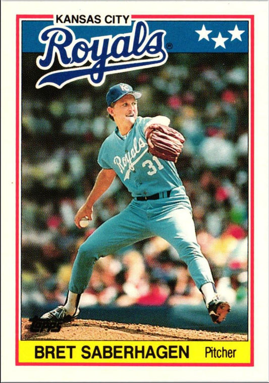 1988 Topps UK Minis Bret Saberhagen