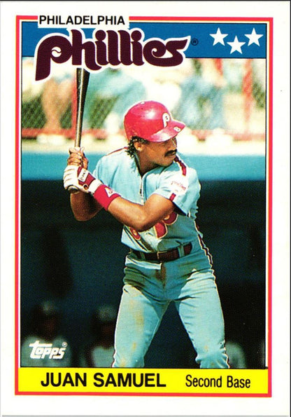 1988 Topps UK Minis Juan Samuel