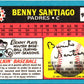 1988 Topps UK Minis Benny Santiago