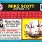 1988 Topps UK Minis Mike Scott
