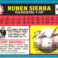 1988 Topps UK Minis Ruben Sierra
