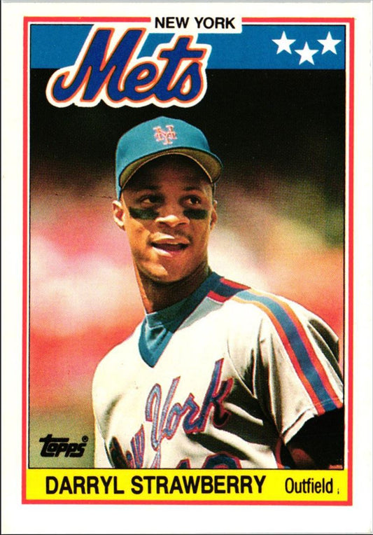 1988 Topps UK Minis Darryl Strawberry