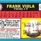 1988 Topps UK Minis Frank Viola