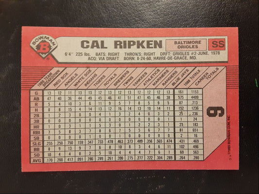 1989 Bowman Cal Ripken