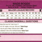 1989 Classic Wade Boggs