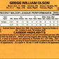1989 Donruss Gregg Olson