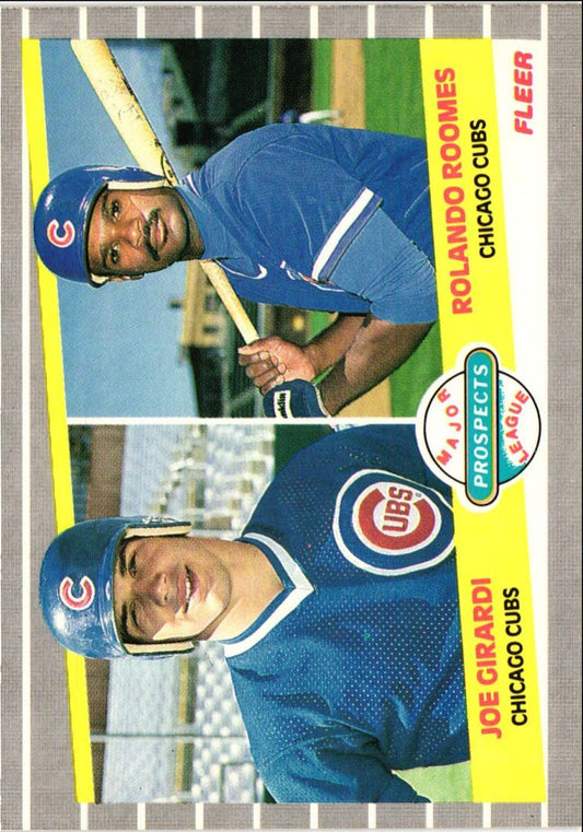 1989 Fleer Joe Girardi/Rolando Roomes