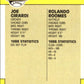 1989 Fleer Joe Girardi/Rolando Roomes