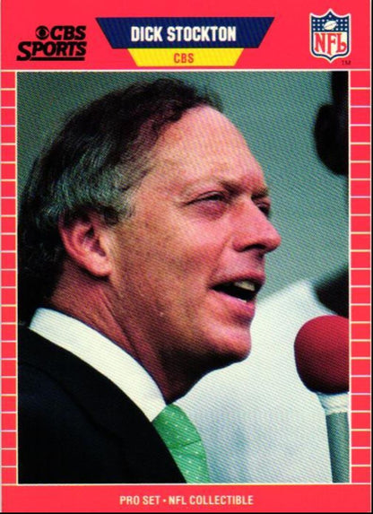 1989 Pro Set Announcers Dick Stockton