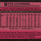 1989 Topps Ryne Sandberg
